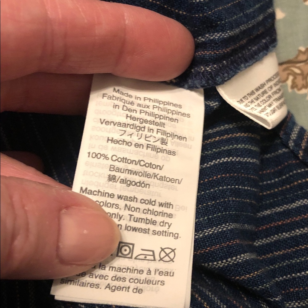 Madewell Courier Button-Back Shirt in Cecile Stripe - Picture 6 of 7